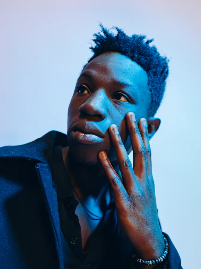 Studio Portrait — Blue